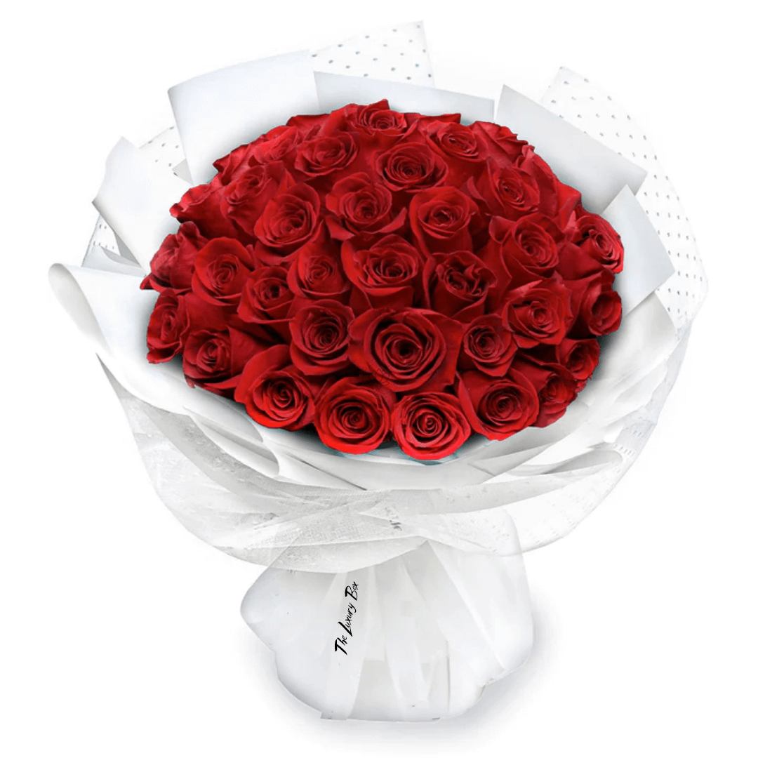Bouquet de roses rouges
