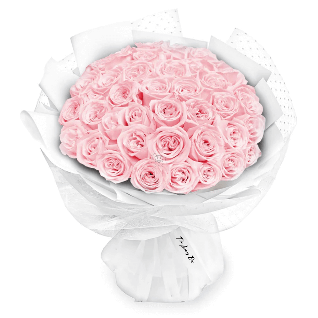 Bouquet rose poudré