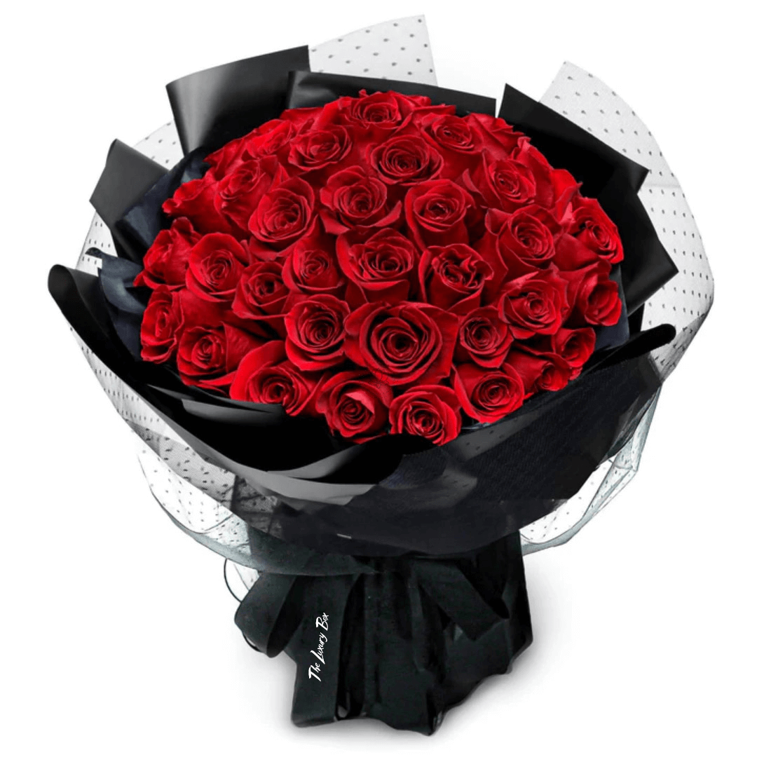 Grand bouquet rouge