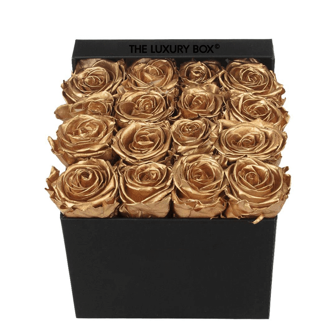 Coffret carré or