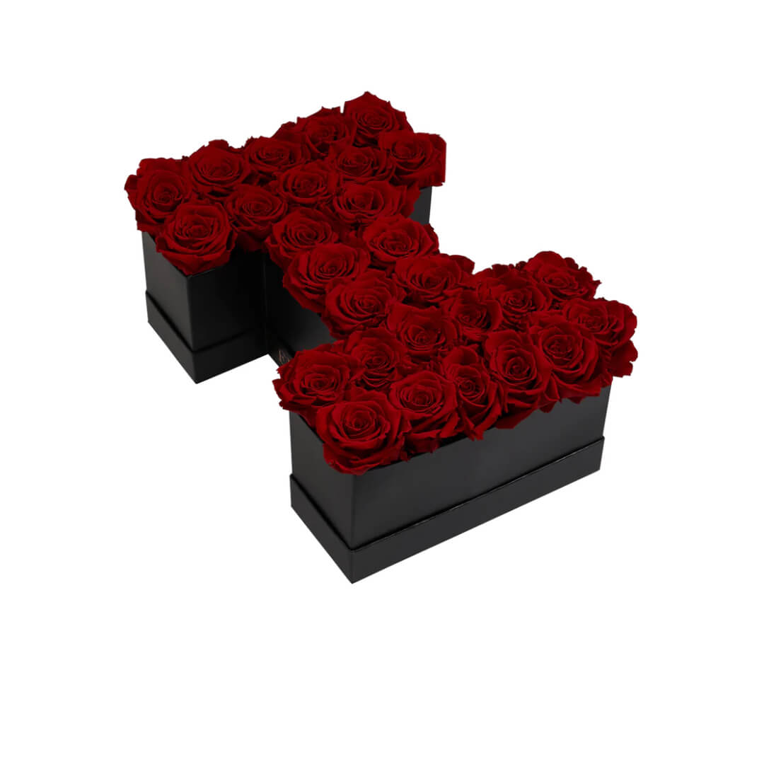 Grande lettre de fleurs