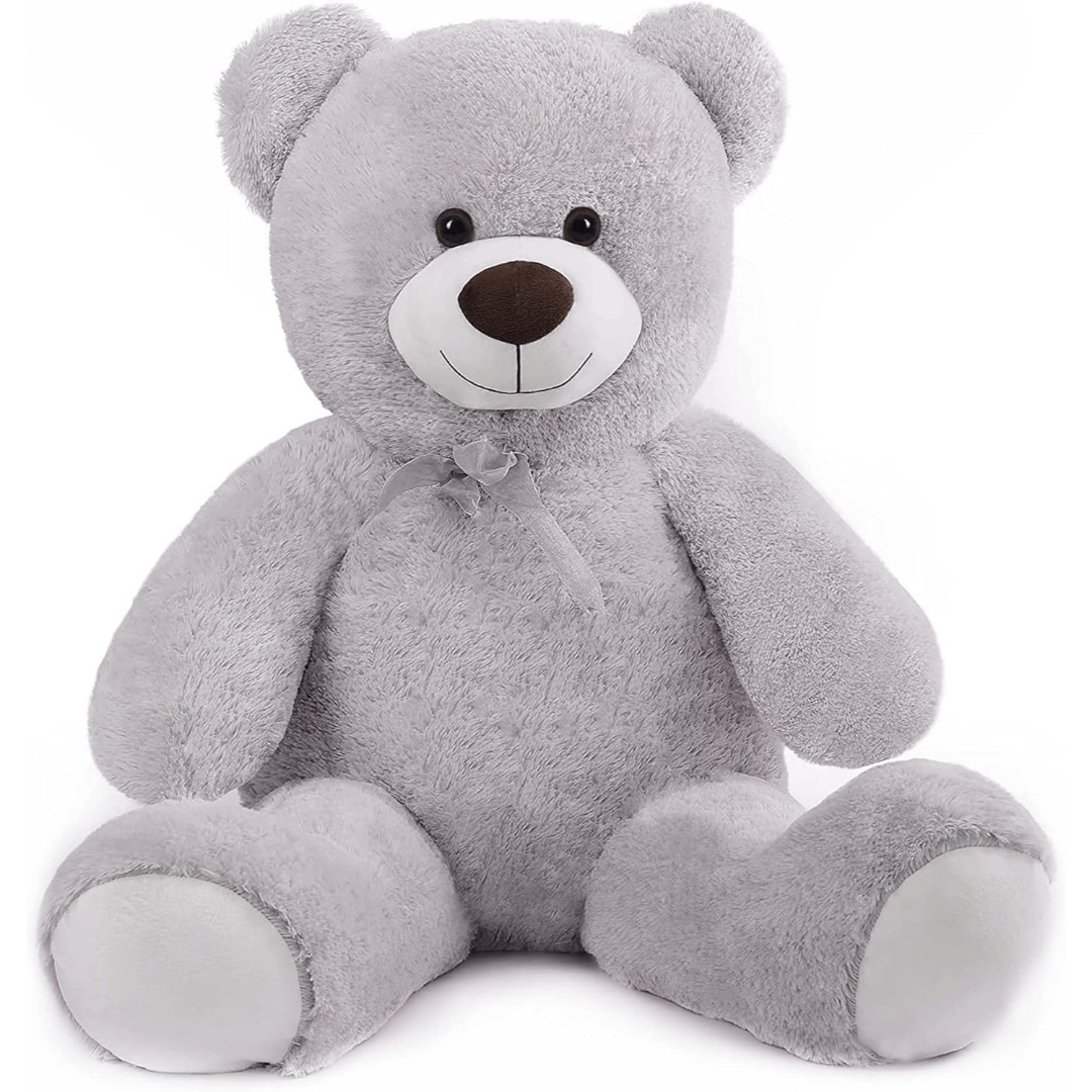 Peluche grise 110 cm
