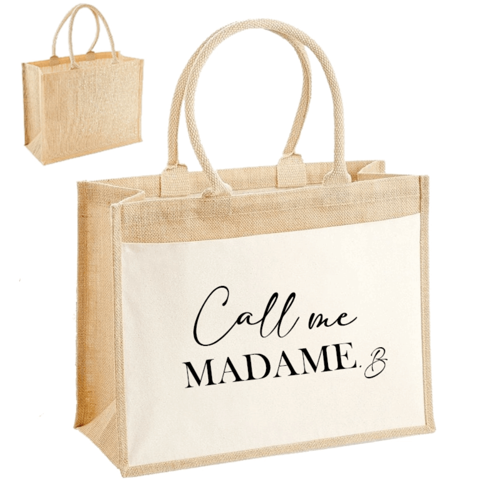 Sac de jute personnalisé