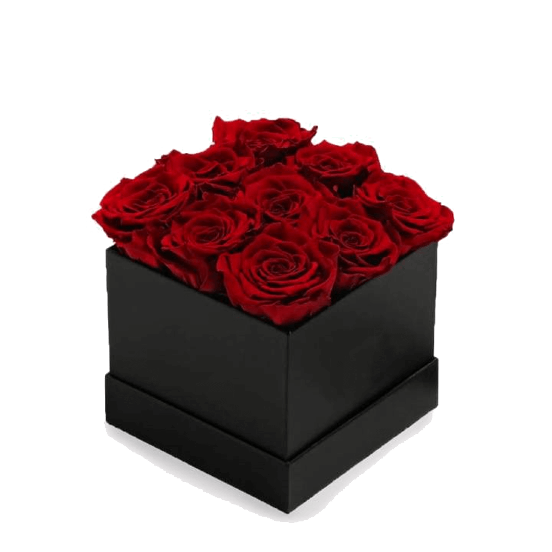 Carré de roses éternelles